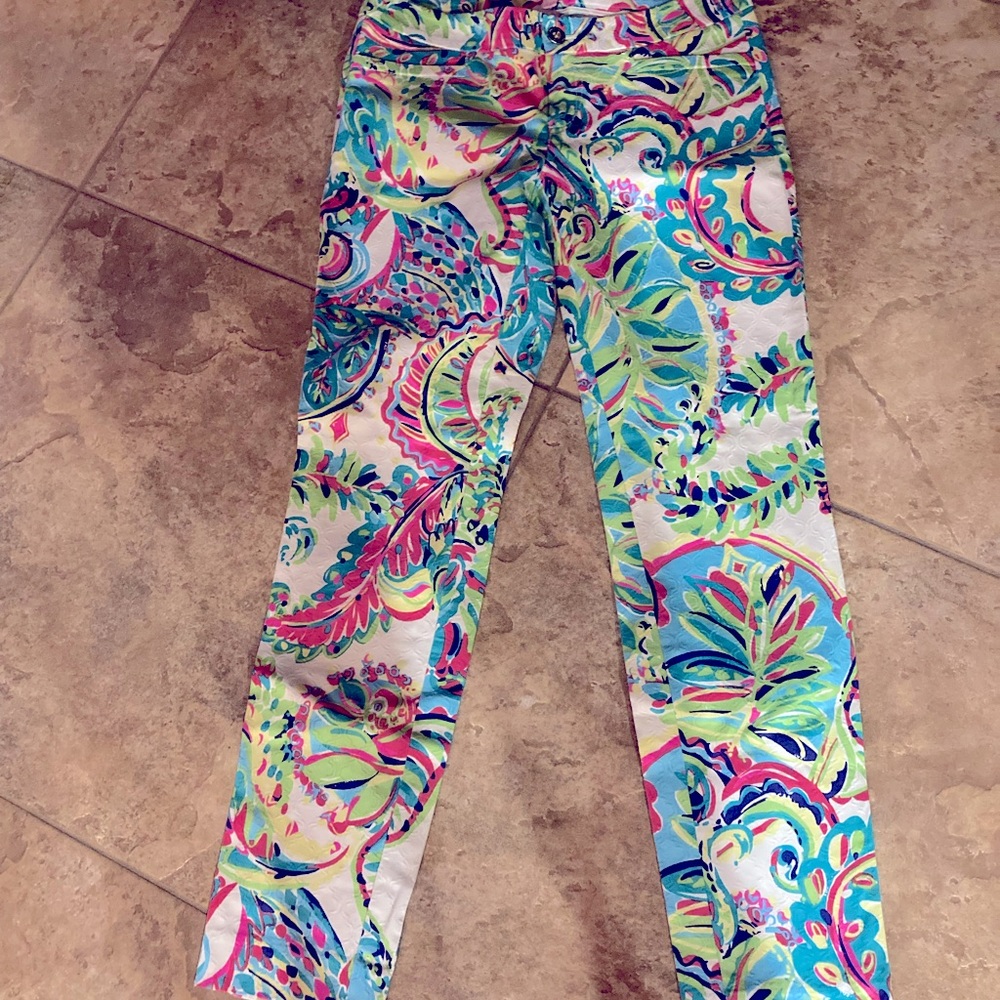 Lilly Pulitzer skinny pants. Size 2